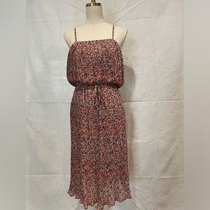 Pinch L spaghetti‎ strap floral midi dress NWOT